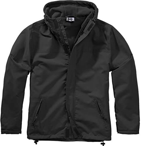BWuM Windbreaker mit Zipper, Größe:XS, Farbe:Schwarz