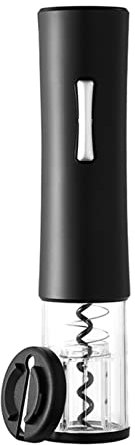 PiurUf Bottle Openers Electric Wine Opener, Cordless Electrical Wine Bottle Opener, Battery Operated Corkscrew With Wine Accessories Water Bottle Opener (Size : Noir)
