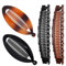 Bananenspange Haare,4 PCS Bananen Haarspangen Vintage Fischschwanz Haarspange Französische Pferdeschwanzhalter Drahtreifenkämme Werkzeug für Langes Lockiges Oder Glattes Haar