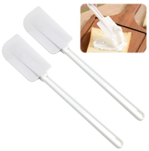 Spatule Silicone 2 Pcs Cuisine Patisserie Professionnelle Spoon Gateau Ustensile De Cuisin Résistant à la Chaleur Antiadhésifs Pour la cuisson ou la confection de pâtisseries