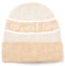 Calvin Klein Damen Marbled Logo Cold Weather Soft Hat Beanie-Mütze, Melierte Mandel, Einheitsgröße