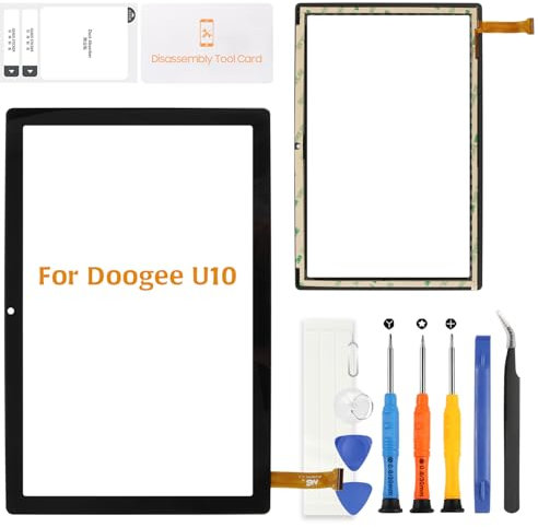 Olivechard for 10.1 inch Doogee U10 Touch Screen Panel Digitizer Front Panel Glass kit | High Sensitivity Replacement Touchscreen
