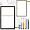 Olivechard for 10.1 inch Doogee U10 Touch Screen Panel Digitizer Front Panel Glass kit | High Sensitivity Replacement Touchscreen