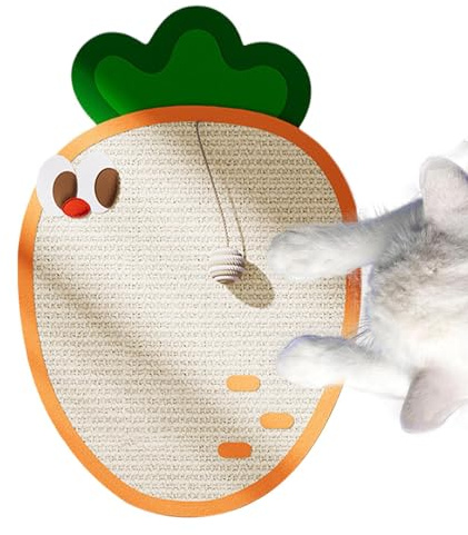 JINGLING Tavola da grattare da parete per gatti, tagliere verticale in sisal | Tappetino per grattare in sisal resistente all'usura per gatti, con protezione per divano da grattare per gattini a