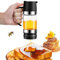 Kongming Honigspender Glas 9 oz/300ml Sirup Spender mit Griff und Halterung, Press - Typ Honigglas für Honig Schokoladen - Sirup, Ahornsirup, Salatsoße, Tropfsicher, Schwarz