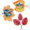 3 Pcs Betta Hammock, Fish Leaf Pad Betta Leaf Hammocks Fish Tank Accessories Aquarium Plants Leaves with Plastic Suction Cup for Fish Spawning Resting