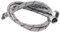 1/2 1 paire de tuyaux de plomberie flexibles en acier inoxydable pour robinet mitigeur froid chaud robinet d'alimentation en eau tuyaux de salle de bain partie 50 cm (100 cm)