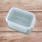 Qcwwy Lonchera a prueba de fugas, material ecológico, uso versátil, multiusos, diseño portátil, para cocina, refrigerador, almacenamiento de alimentos con sellado de silicona (cuadrada)
