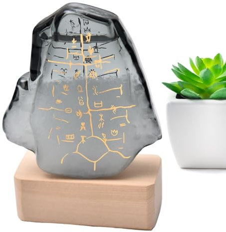 Bottiglia meteorologica in tempesta – Barometro decorativo con motivo a oracoli ed elegante design con cristalli | Preditore creativo da scrivania per l'ufficio di casa, regalo per la scienza e