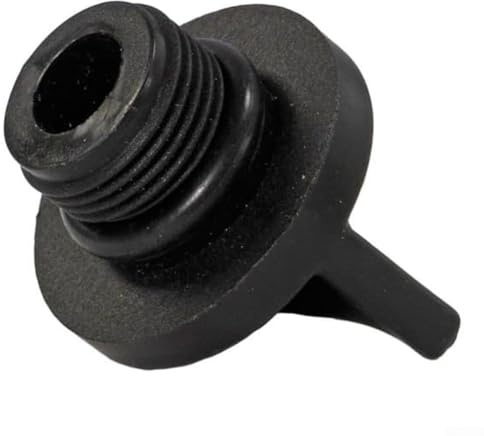 Jonikuper Ablaufschraube für SPS25/SPS50/SPS75/SPS100 Umwälzpumpen – ABS-Konstruktion mit O-For-Ring, schwarz, 3 x 3,3 cm (1 Stück)