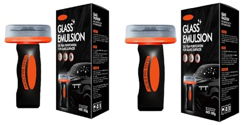 1/2/3pcs Car Window Cleaner, Windscreen Cleaner, Car Glass Oil Film Remover, Oil Film Cleaning Brush, Windscreen Oils Films Remover, Automotive Windshield Oils Films Cleaning Tool (200, grams)