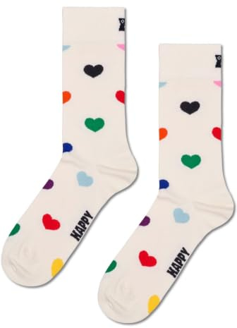 Happy Socks Bunte Pride- & Regenbogen-Crew-Socken, 36-40 & 41-46