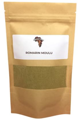 Romarin Moulu 50g – Rosmarinus Officinalis en Poudre – Herbe Aromatique Naturelle pour Viandes, Légumes, Marinades & Cuisine Méditerranéenne – 100% Pur