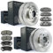 Bremsen/Bremsscheiben + Bremsbeläge vorne + hinten NB PARTS GERMANY 10043756