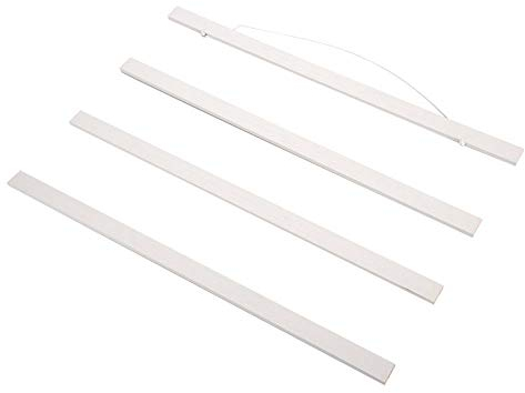 Posterleiste, Magnetische Poster Bilderrahmen Aufhänger Posterhalter für Wanddeko, Weiß(21cm)