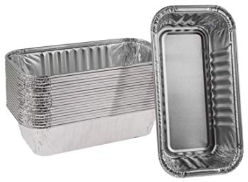 BBQ Future 20-Pack Aluminum Foil BBQ Grease Grill Drip Pans Replacement for Char-Broil 9328812P06, 7 L x3.5 W x1.5 D