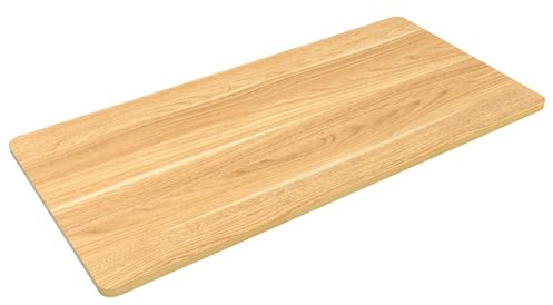 FLEXISPOT Whole Piece 48x24 Desktop 1 Thickness Height Adjustable Desk Rectangular Tabletop Maple Board (48INCH Maple Top)