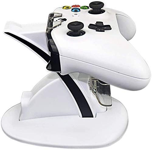 Gamedealer Dual Ladestation für 2 Controller passend für Xbox ONE Wireless Controller Ladegerät Fast Charge Dual Charge mit LED Ladestand Anzeige Versand aus Deutschland