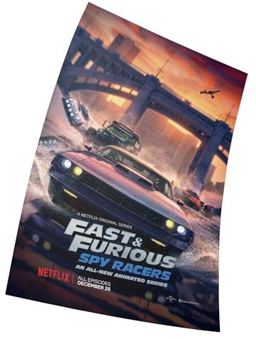 Fast & Furious Spy Racers Poster 15x23 inches 38x58 cm (380X580mm) Rahmenlos Poster Dekorative Wandgeschenke