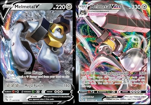 Melmetal V & Vmax 048/078 - Pokemon Go - Ultra Rare Card Lot