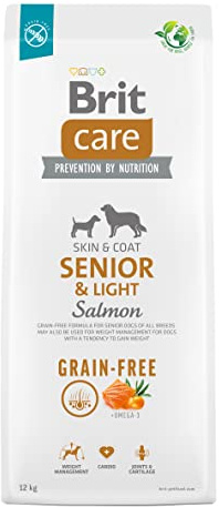 BRIT Care Grain Free Senior Light Lachs, 12 kg