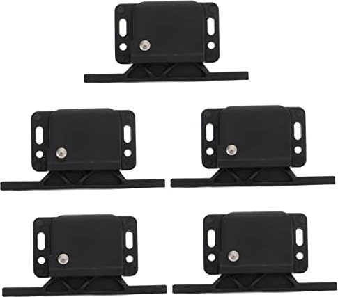 Angoily 5pcs Rv Cabinet Latch Push to Close Latch Safety Cabinet Lock for Camper Use Replacement Parts Holder for Rv Door for Safety Locks
