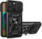 Generico Armor Compatibile Con Cover iPhone 15 Pro Con Protezione Fotocamera Nera - Proteggi il tuo Smartphone Con La Custodia Militare Resistente Compatibile Con iPhone 15 Pro