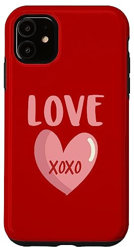 Hülle für iPhone 11 Love XOXO Herz Valentinstag Handyhüllen Valentinstag