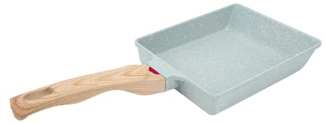 Japanese Omelette Pan, Mini Square Fry Pan Tamagoyaki Egg Pan Rectangle Frying Pan Small Frying Pan Green Small Egg Pan Non Stick Aluminum Alloy