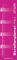 Alpha Edition - Streifenplaner Mini PINK 2025, 9,5x33cm, Streifenkalender mit einer Spalte für Termine, Mondphasen, schmales Design und deutsches Kalendarium