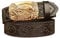 CJINSON Mens Belts，Cowboy Belt Belts for Men,Cowboy Belt eagle buckle Genuine Leather Ratchet Belt Smooth Alloy Versatile Jeans Belt (Color : Black a, Size : 130CM/51.2'')