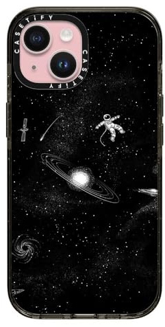 CASETiFY Impact Schutzhülle für iPhone 15 [Kompatibel mit Magsafe / 4X Falltest in Militärqualität / 2,5 m Fallschutz] – Gravity 3.0 - Schwarz
