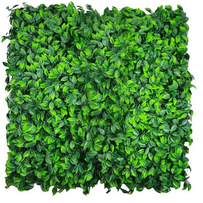 Plantas artificiales de interior, plantas artificiales de exterior realistas, con maceta incluida, planta falsa, material plástico realista al tacto, apto para todos los ambientes (jardín vertical, 50