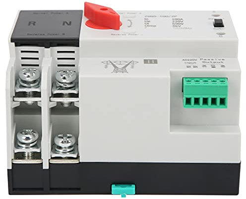 Interruptor de Transferencia Automática de Doble Potencia, Controlador Ininterrumpido de 2 ZGQ5-100/2P 220V