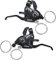 BESNIN Schalthebel Bremshebel 3 Gang Schalthebel 1 Paar 3x8 24 Gang Fahrrad Shifter für Mountainbike Faltrad Universal Ersatzteil (3 ×8 Gang)