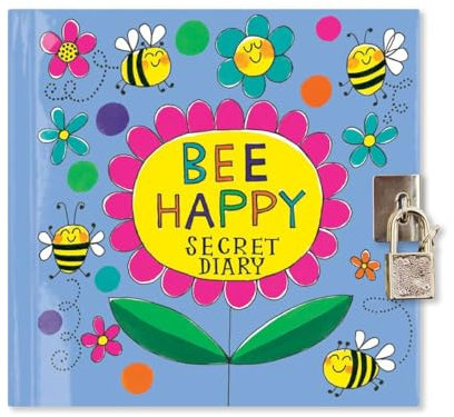 Rachel Ellen Bee Happy Secret Diary With Lock and Key