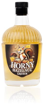 H*rny Hazelnut Haselnuss Schnaps | Haselnuss Likör | 100% Natürliche Zutaten | Handcrafted | Vielseitig als Shot, Warm oder im Kaffee | 1 x 700ml | 25% Vol.