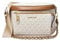 Michael Kors Women Md Sling Pack CHN Msgr Hand Bag, Vanilla/Acrn