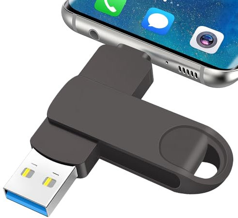 LZKNZT USB C Stick 512GB USB Stick USB C Dual 2 in 1 OTG USB C Speicherstick USB 512GB Wasserdicht USB-Sticks USB-A&Typ-C mit Schlüsselanhänger Memory Stick USB-C für Handy Android, PC, Tablet,Laptop