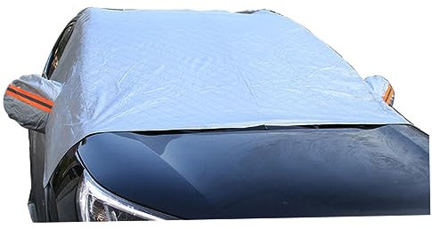 BUGUUYO Cubierta Parabrisas Coche Protección Solar Y Nieve Antivaho Clip Seguro Premium