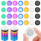 30Pcs Round Fridge Magnets Strong Whiteboard Magnet Colourful Craft Magnets for Office Planning Notice Boards