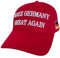 Make Germany Great Again, rote Baseball Kappe, MAGA, Deutschland, schwarz-rot-goldene Fahne