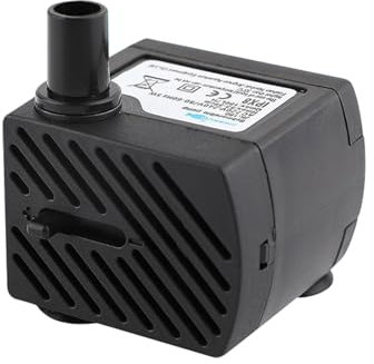Journeyside Pompe à Eau Submersible 2.5w, 160L/H Pompe à Eau Ultra Silencieuse, Mini Pompe Fontaine D'entrée D'eau Surround,Mini Pompe Submersible Fontaine pour Bassin, Fontaine de Jardin Aquarium