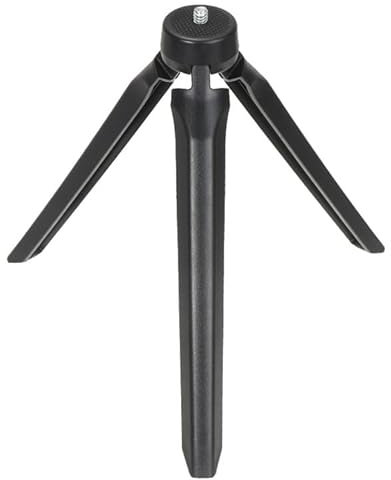 Reflex Camera Mini Foldable Tripod Stand for Go Pro, DJ I Osmo, Compact, Portable Handheld Grip & Tabletop Tripod, Non-Slip Feet, Compatible with Action Cameras & Smartphones