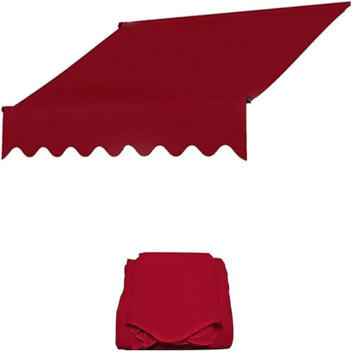 Toldo de repuesto resistente a los rayos UV de 3 x 1,5 m, toldo retráctil para patio, cenador y jardín, solución de parasol para exteriores