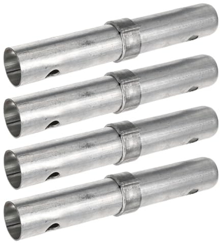 SOPOTUTU Heavy Duty Scaffold Pins 4Pcs Galvanized 34Mm Diameter Coupling Pins with 8Cm Spacing for Mobile Scaffold Accessories and Pole Scaffolding
