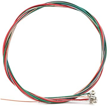 6er Set Akustik Gitarrensaiten Farbige Ersatz Farbige Saiten Set für 11-52