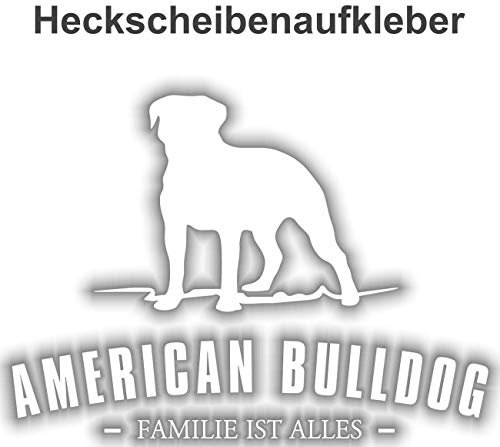 Spaß Kostet Aufkleber American Bulldog wetterfester
