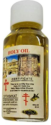60 ml tierra santa unción aceite bendición Certificado pequeña botella de Jerusalén por Belén regalos TM