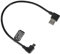 System-S Mini USB Cavo 90 ° Gradi angolare Destro Angolo Maschio a USB Tipo A (Maschio) a Sinistra ad Angolo retto Cavo Dati Cavo di Ricarica 26 cm